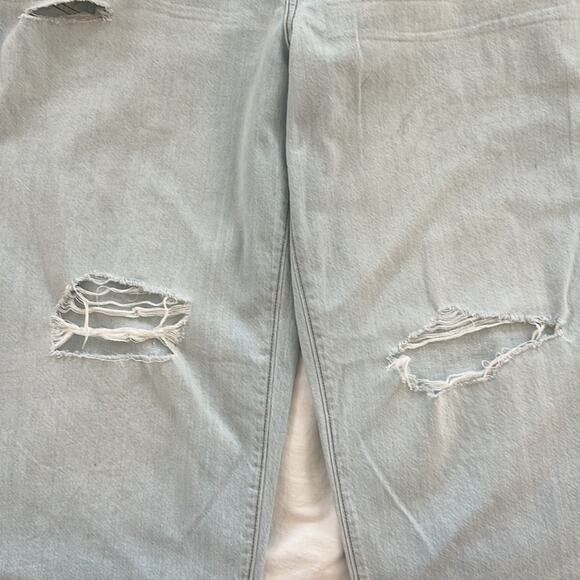 Madewell The Slouchy Boyjean Light Wrightlane Wash Ripped Edition Boyfriend 32 - Picture 15 of 16